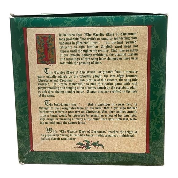 Dept. 56 "A Partridge In A Pear Tree" Twelve Days Of Dickens Village #1 - EUC - Picture 8 of 8